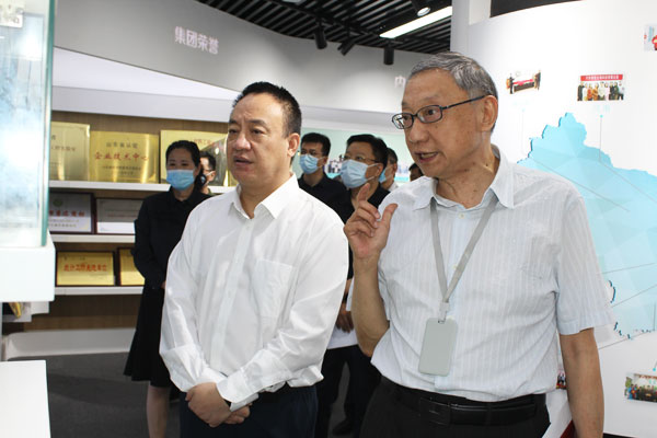 济南市政协副主席、市工商联主席刘梦海来访